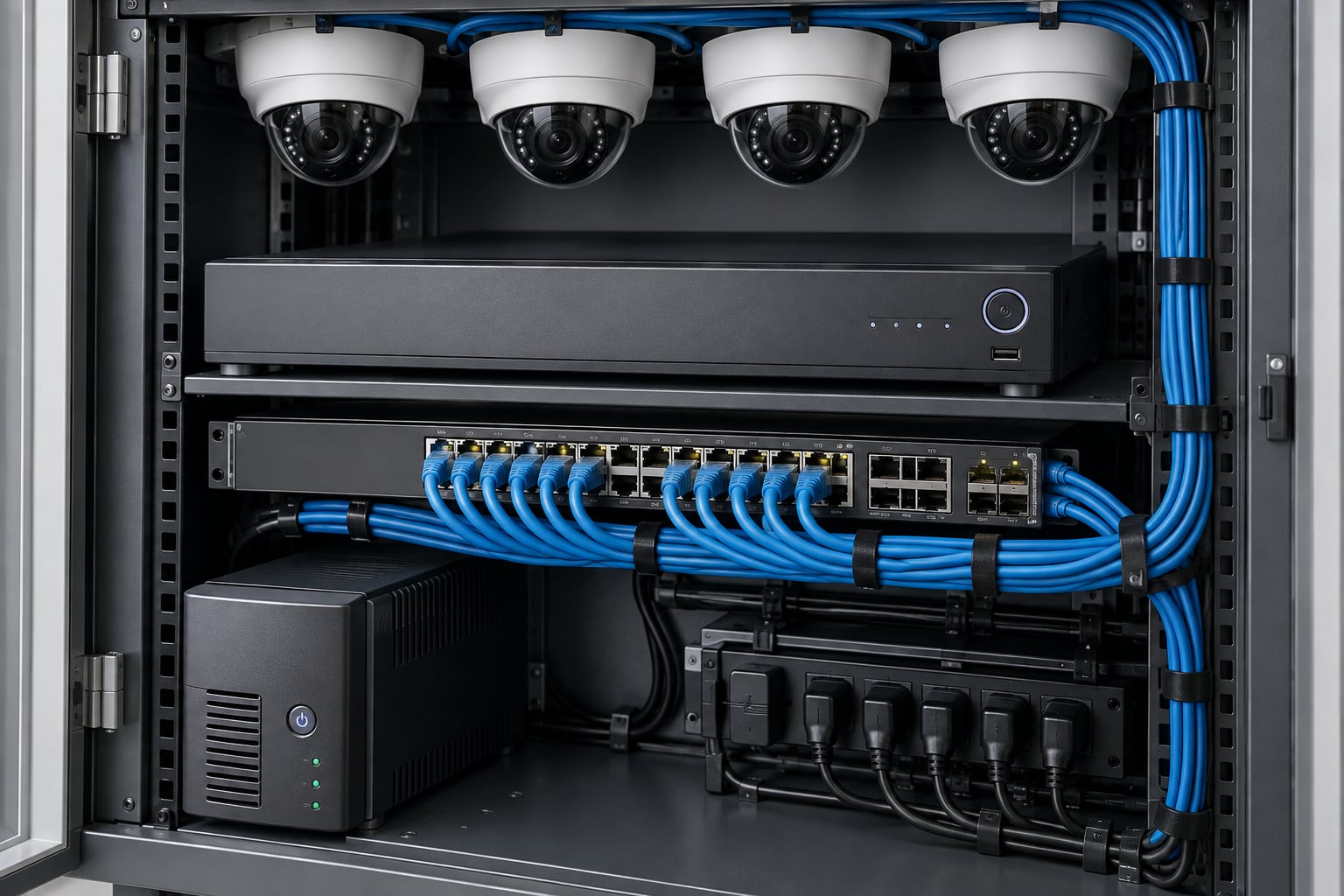 Projeto e integração para segurança eletrônica